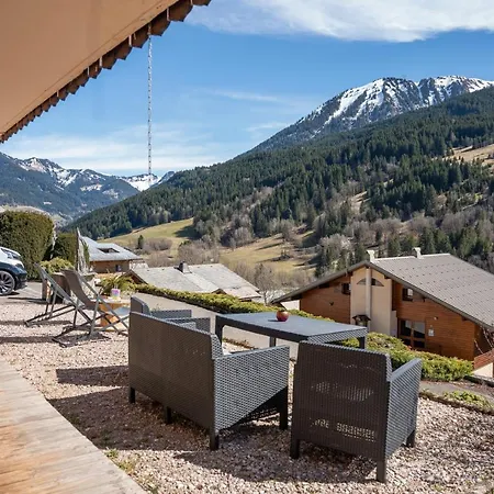 Apartment Au Le Pery, Vue Sur Le Mont De Grange *