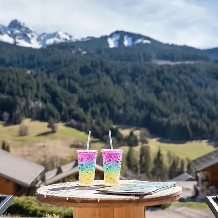 Apartamento Au Le Pery, Vue Sur Le Mont De Grange *